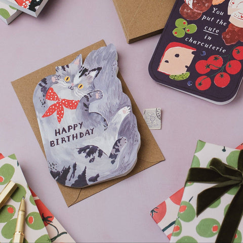 Bandana Cat Birthday Car