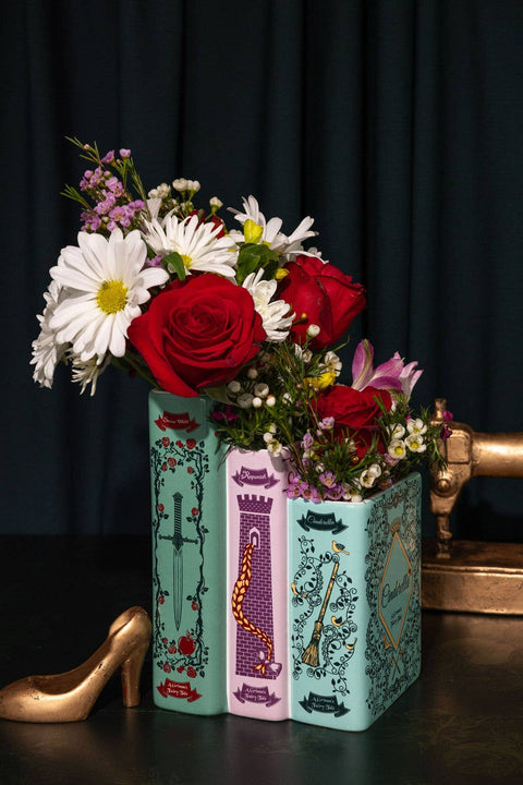 Triple Book Vase, Grimm's Fairy Tales