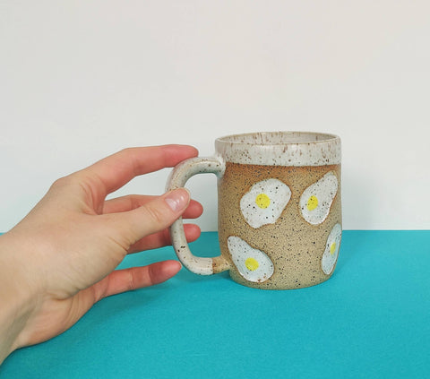 Fried Egg Mug: 16oz