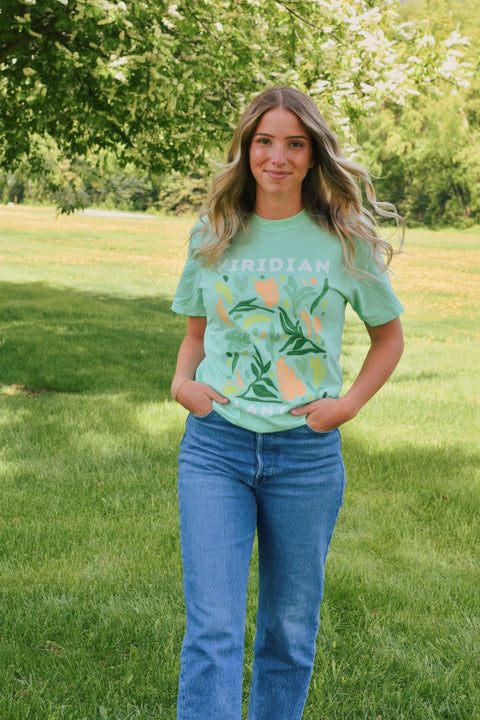 Teal Botanic T-Shirt