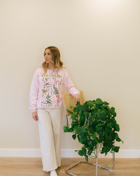 Bubblegum Botanic Crewneck