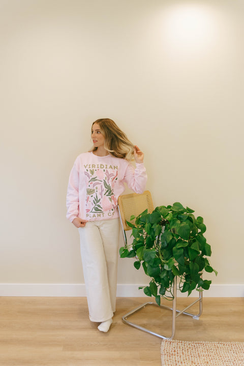 Bubblegum Botanic Crewneck