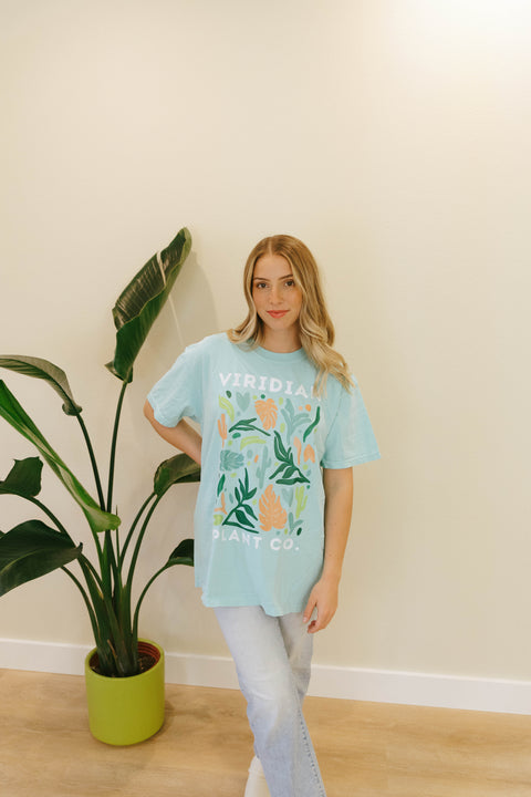 Aqua Viridian Plant Co T-Shirt