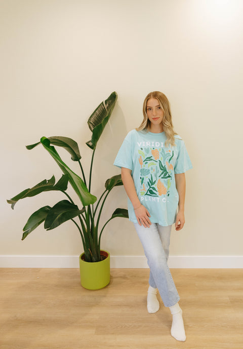 Aqua Viridian Plant Co T-Shirt