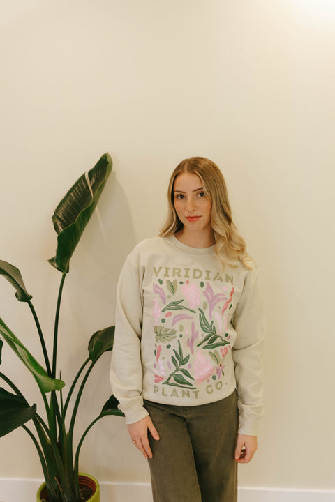 Sand Botanic Crewneck