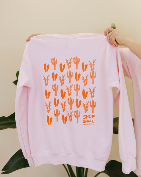 Bubblegum Shop Small Cacti Crewneck