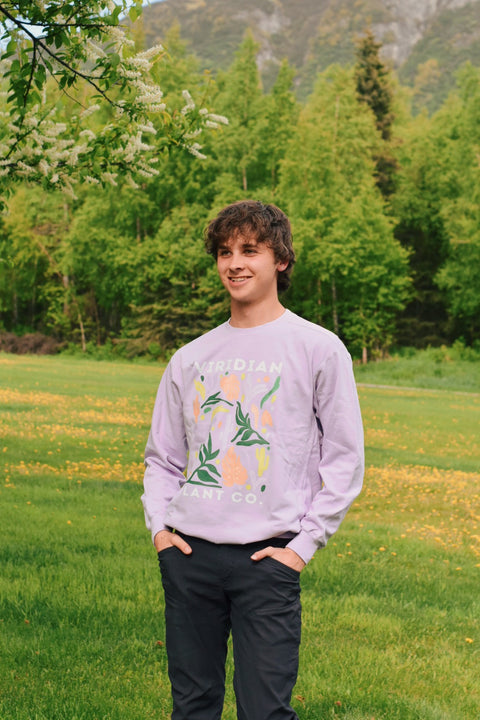 Lavender Botanic Crewneck