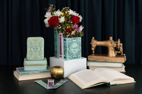 Triple Book Vase, Grimm's Fairy Tales