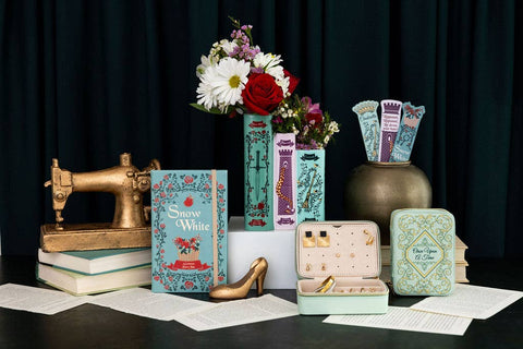 Triple Book Vase, Grimm's Fairy Tales