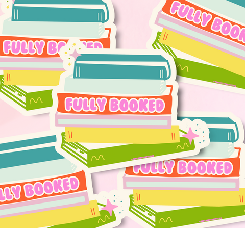 Fully Booked Sticker 3"