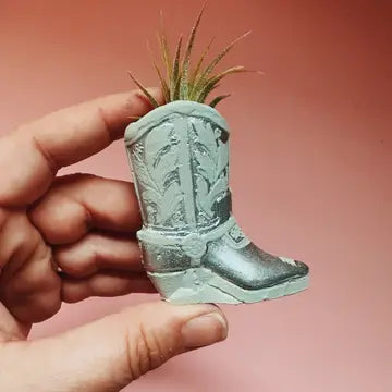 Mini Cowboy Boot Air Plant Holder