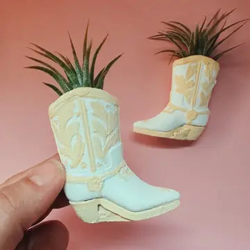 Mini Cowboy Boot Air Plant Holder