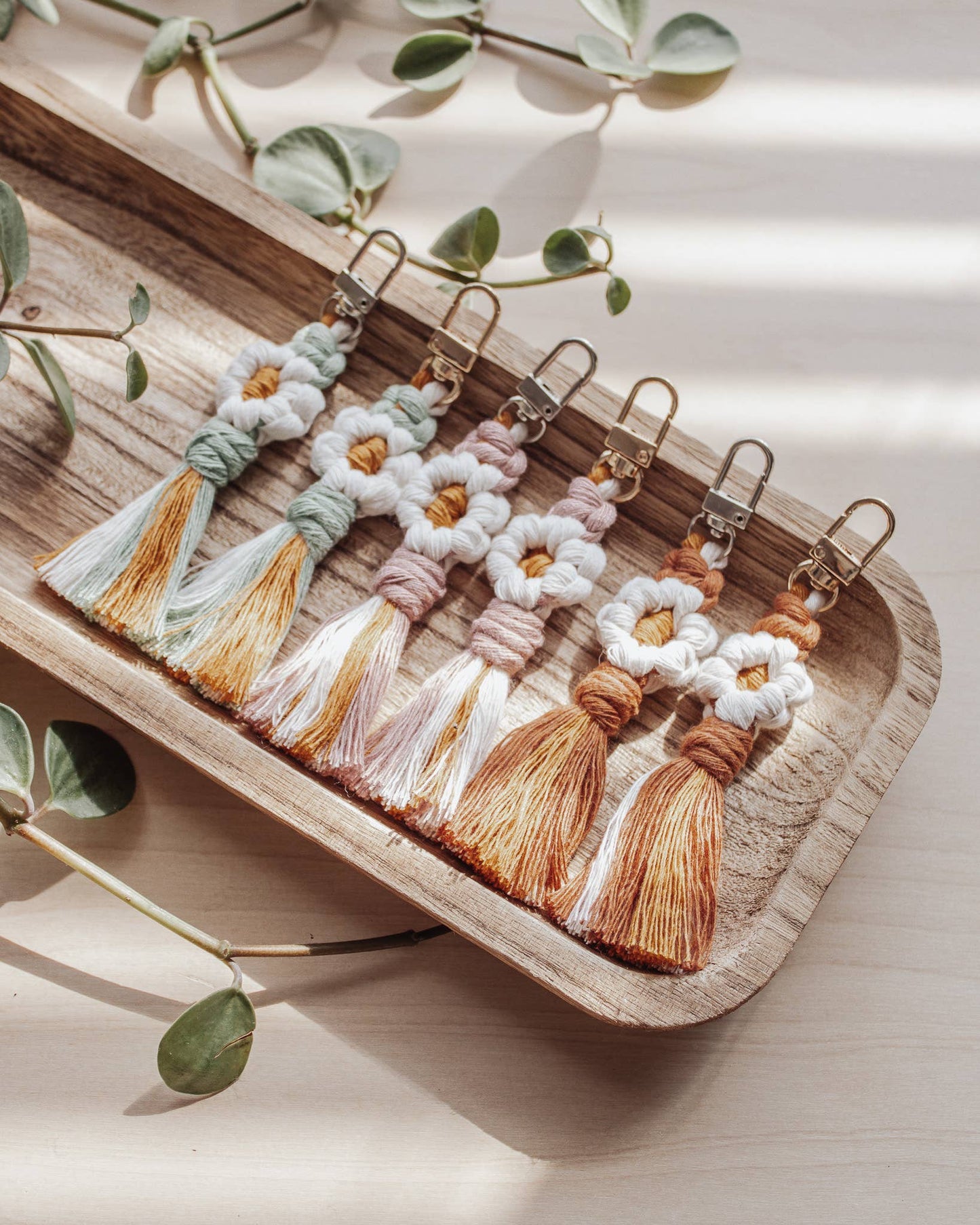 VARIETY PACK Daisy Keychain