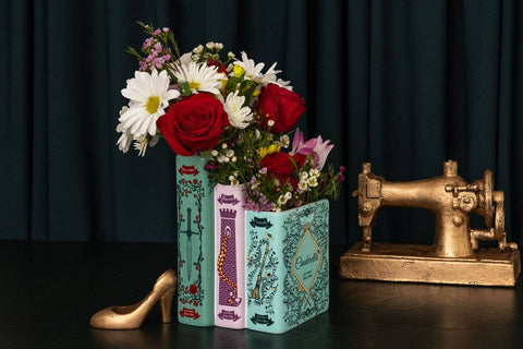 Triple Book Vase, Grimm's Fairy Tales