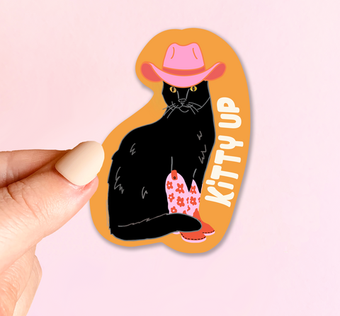 STICKER Kitty Up 3"