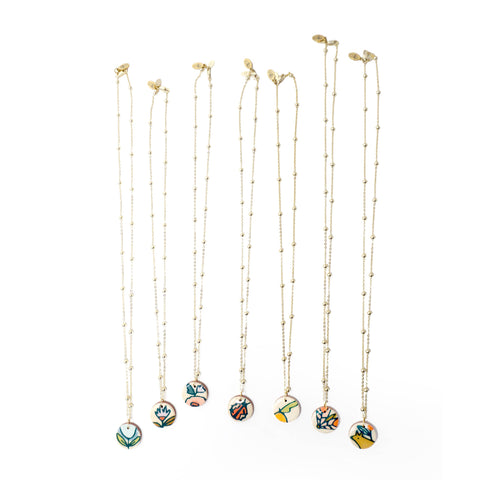 Charm Necklace Prairie Sprig