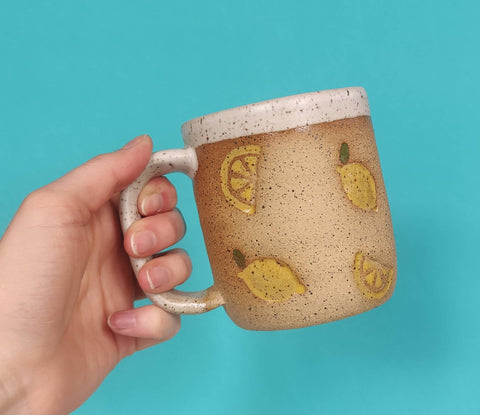 Lemon Mug: 16oz
