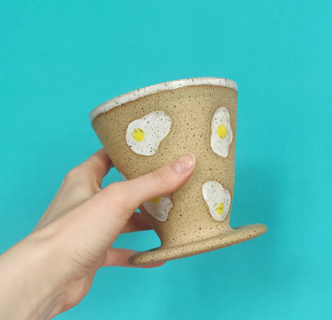 Pour Over Coffee Cone in Fried Egg