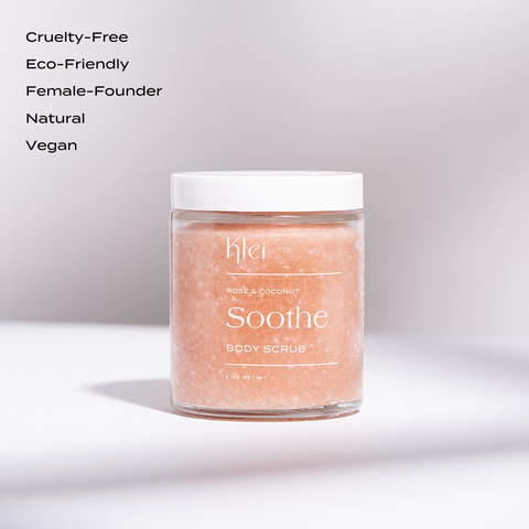 Soothe Rose & Coconut Natural Sugar Body Scrub