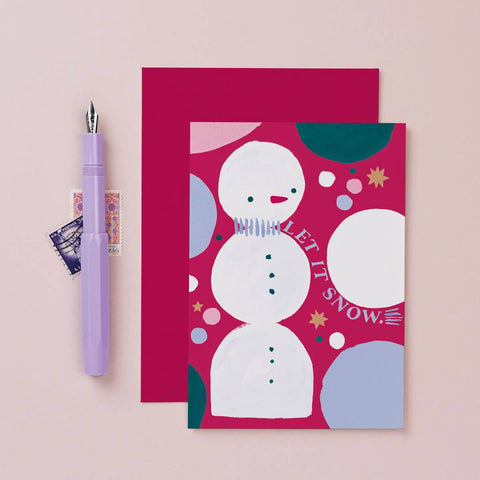 Let It Snow Christmas Card