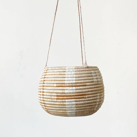 Hanging Woven Planter- Bushoki