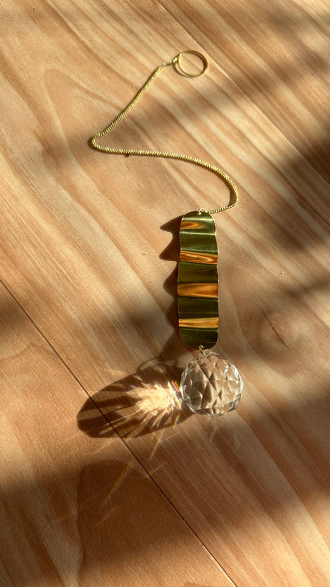 Wavy Sun catcher, Squiggle Decor Wall Hanging, Desert Art
