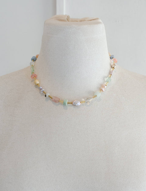 Colorful Beaded Eclectic Necklace
