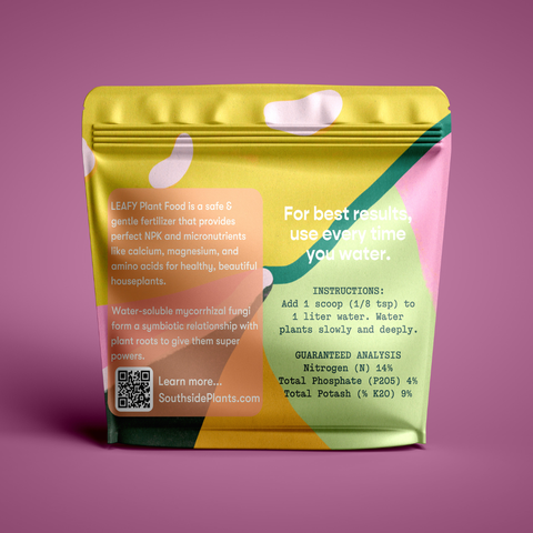 Leafy Plant Food - Complete Gentle Nutrition + Mycorrhizae