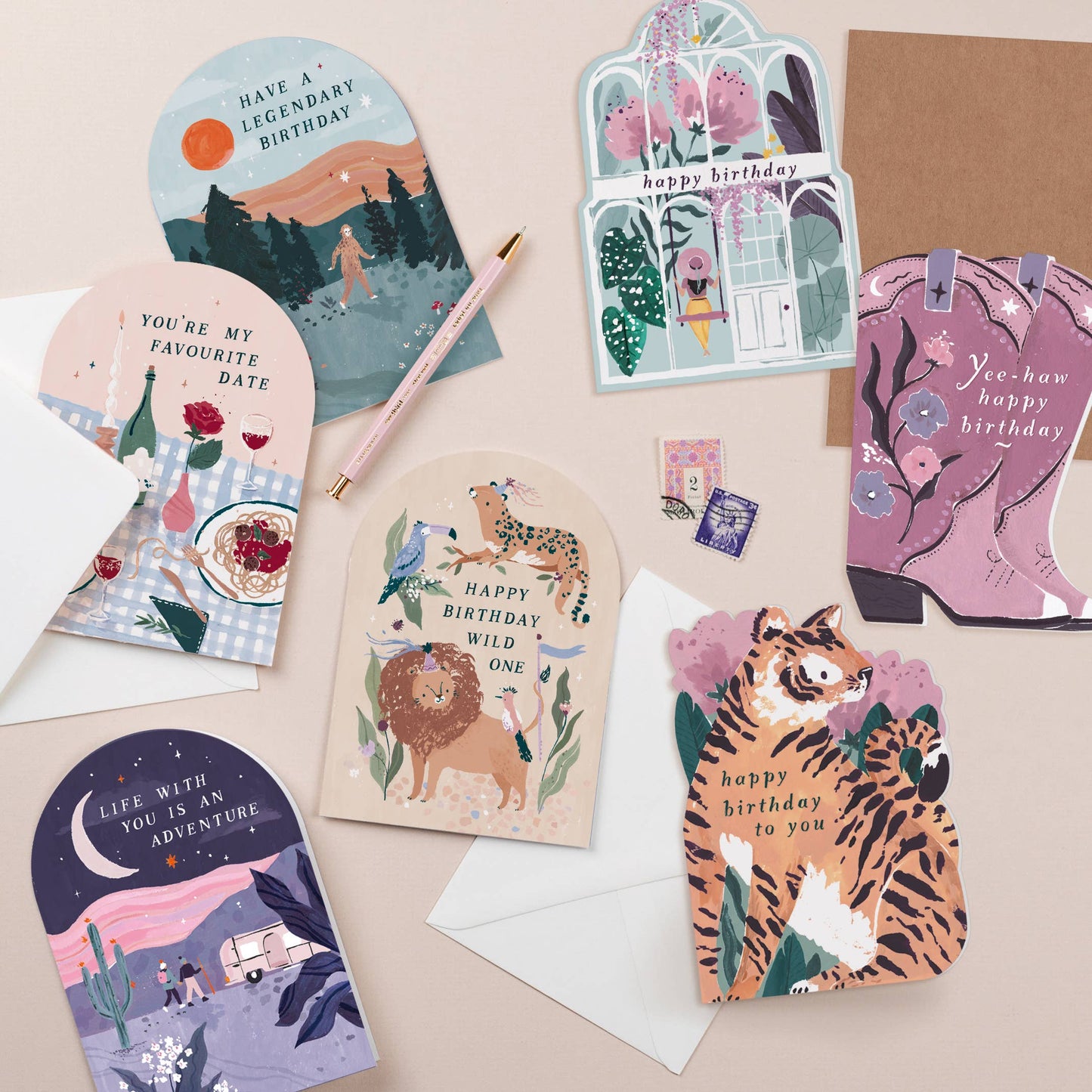 Tiger Birthday Cards