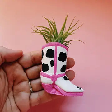 Mini Cowboy Boot Air Plant Holder