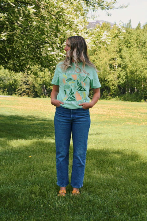 Teal Botanic T-Shirt