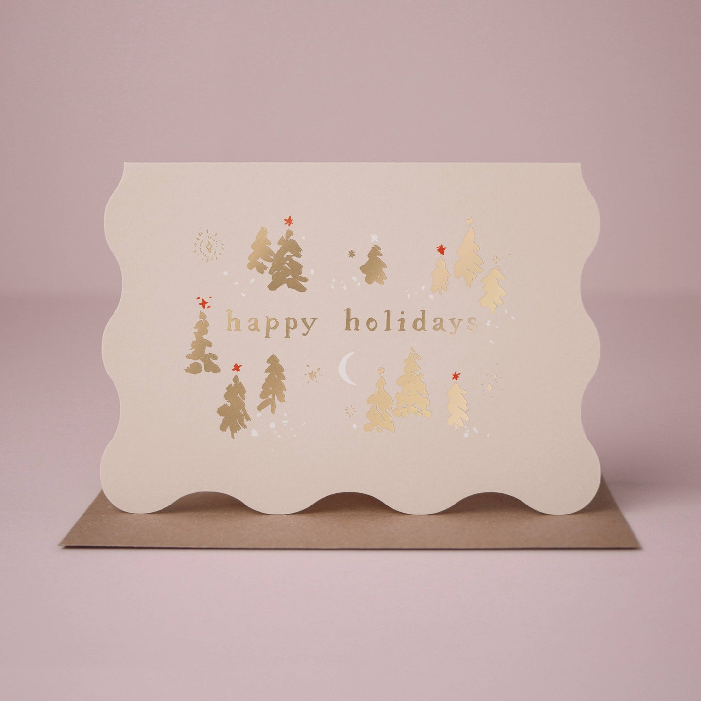 Trees Happy Holidays Card