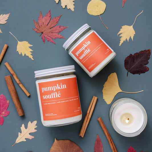 Pumpkin Souffle Scented Soy Candle - 9oz