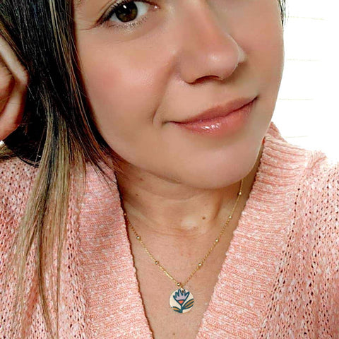 Charm Necklace Prairie Sprig