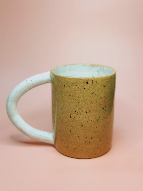 Handmade Ceramic Colorblock Mug - 12oz