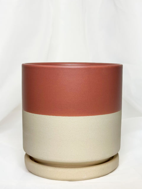 8.25" Gemstone Cylinder Pots