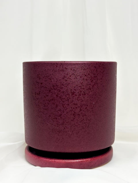 8.25" Gemstone Cylinder Pots