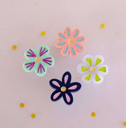 Flower Stud Earrings
