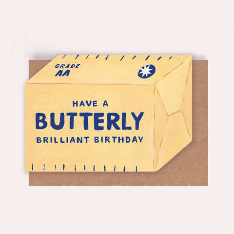 Butter Birthday Card