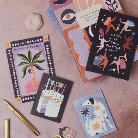 Palm Tree Birthday Card | Tropical Summer Birthday Cards