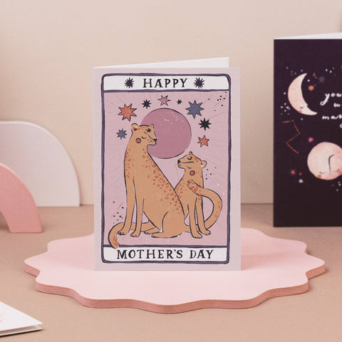 Tarot Leopard Card | Mother's Day Card | Mum Cards