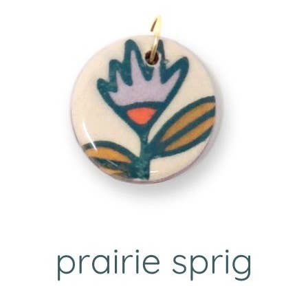 Charm Necklace Prairie Sprig