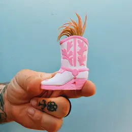 Mini Cowboy Boot Air Plant Holder