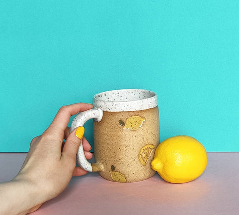 Lemon Mug: 16oz