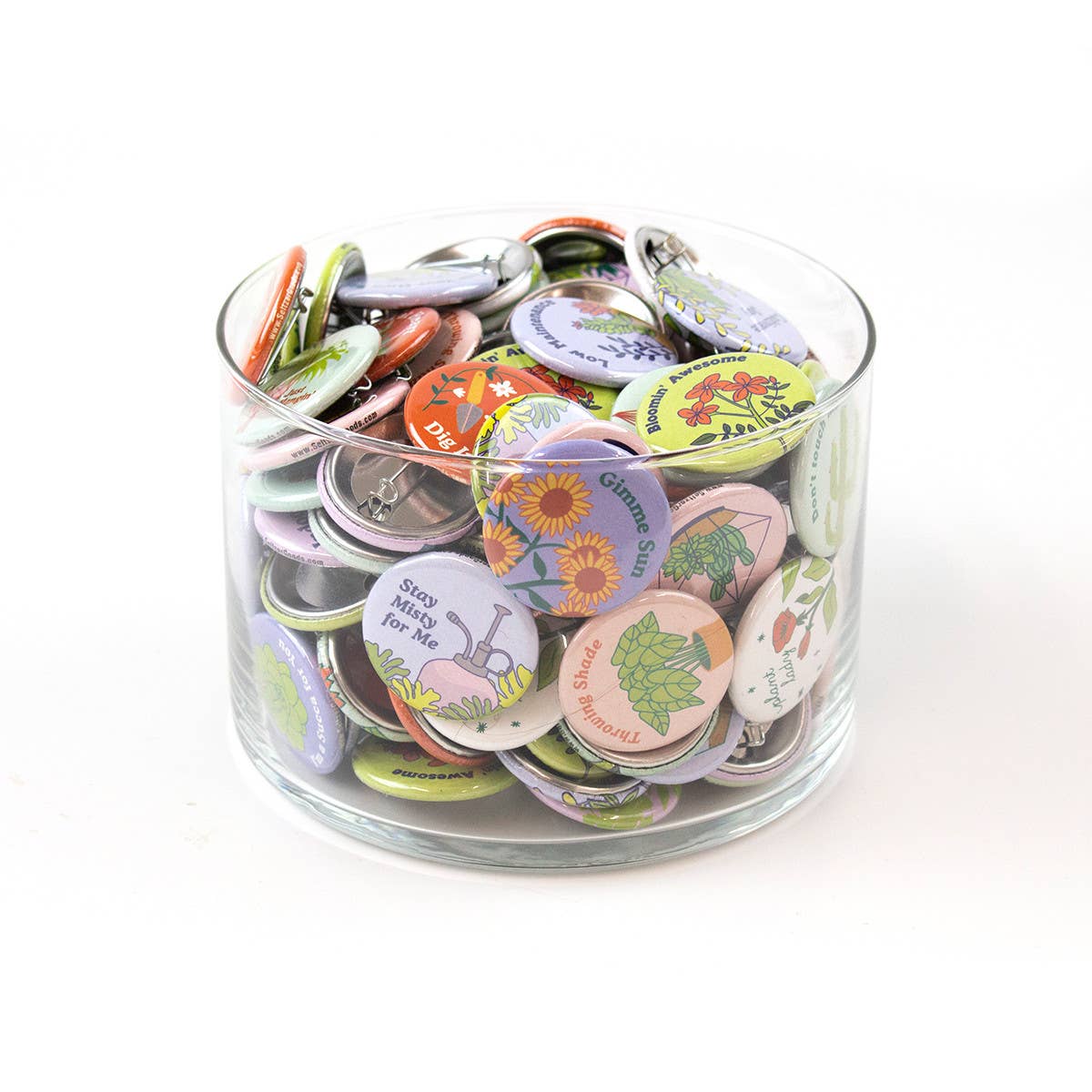 Plant Lover Buttons Assortment