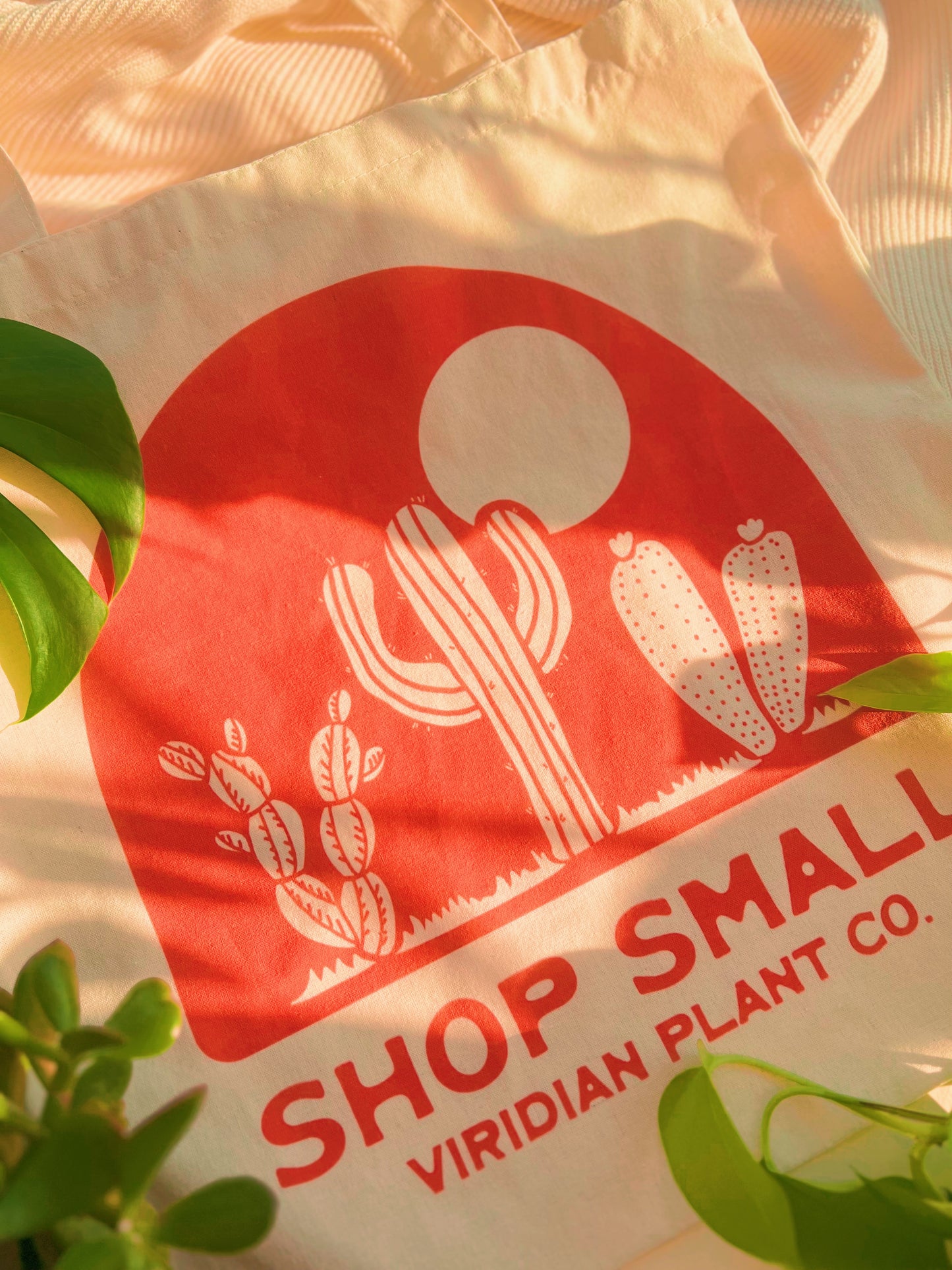 "Shop Small" Landscape Tote Bag