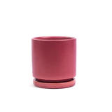 10.25" Gemstone Cylinder Pots