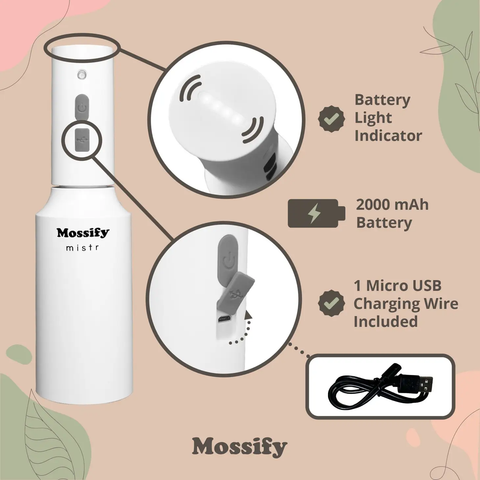 Continuous Water Mister - Automatic Rechargeable